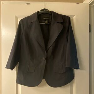 Lane Bryant Women's Dark Gray Blazer